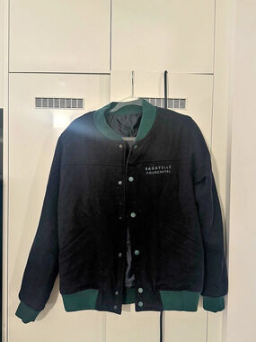 Bagatelle Courchevel Varsity Jacket Black & Green
